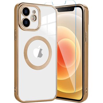 Teleplus iPhone 12 Kamera Korumalı Omega Lazer Silikon Nano Ekran Koruyucu Gümüş Cep Telefonu Kılıfı