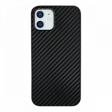 Teleplus iPhone 12 Karbon PP Silikon Siyah Kılıf