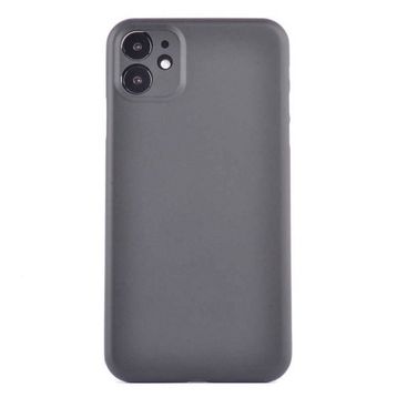 Teleplus iPhone 12 PP Hayalet Mat Silikon Siyah Kılıf