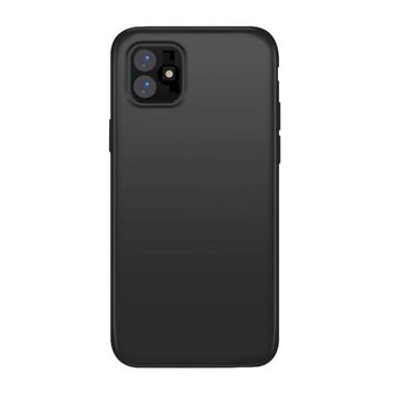 Teleplus iPhone 12 Pro Lüks Silikon Siyah Kılıf