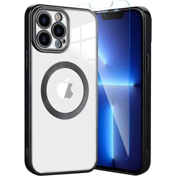 Teleplus iPhone 12 Pro Max Kamera Korumalı Omega Lazer Silikon Nano Ekran Koruyucu Mavi Kılıf