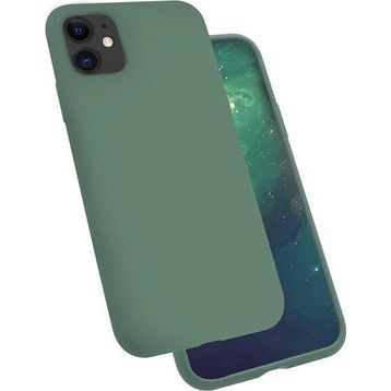 Teleplus iPhone 12 Silinebilir Kir Tutmaz Silikon Siyah + Nano Ekran Koruyucu Kılıf
