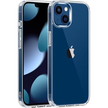Teleplus iPhone 13 Mini Coss Hybrid Silikon Şeffaf Kılıf