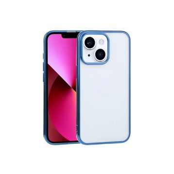 Teleplus iPhone 13 Mini Pixel Tareks Sert Silikon Mavi Kılıf
