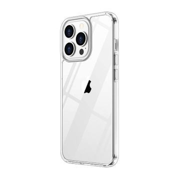 Teleplus iPhone 13 Pro Coss Sert Kapak Silikon Şeffaf Kılıf