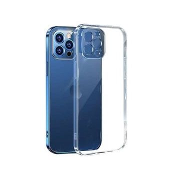 Teleplus iPhone 13 Pro Kamera Korumalı Silikon Şeffaf Kılıf