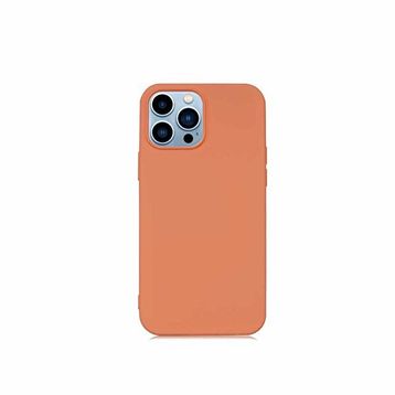 Teleplus iPhone 13 Pro LSR Liquid Lansman Silikon Turuncu Kılıf
