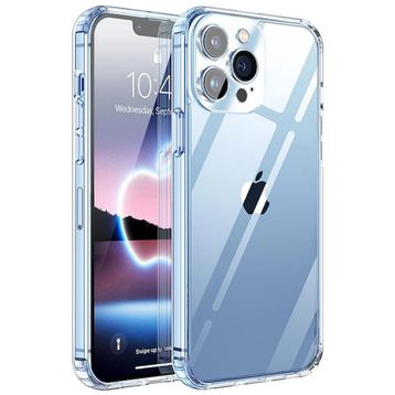 Teleplus iPhone 13 Pro Max Darbe Korumalı Kapak Silikon Şeffaf Kılıf