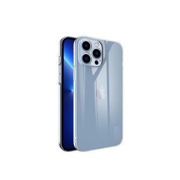 Teleplus iPhone 13 Pro Max Mika Sert Silikon Şeffaf Kılıf