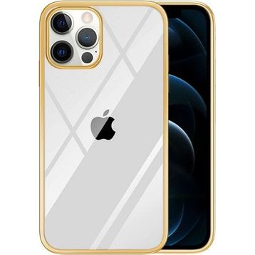 Teleplus iPhone 13 Pro Max Pixel Tareks Sert Silikon Gold Kılıf