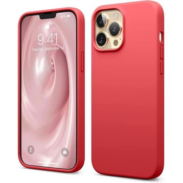 Teleplus iPhone 13 Pro Max Silk Liquid Lansman Silikon Yeşil Kılıf