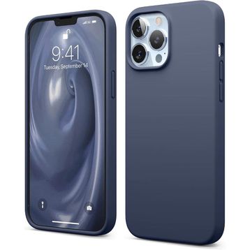 Teleplus iPhone 13 Pro Max Silk Liquid Lansman Silikon Yeşil Kılıf