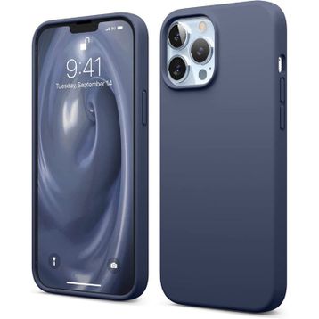 Teleplus iPhone 13 Pro Max Silk Liquid Lansman Silikon Yeşil Kılıf