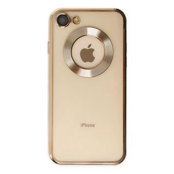 Teleplus iPhone 7 Kamera Korumalı Omega Slote Lazer Silikon Lacivert Kılıf
