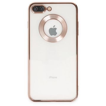 Teleplus iPhone 7 Plus Kamera Korumalı Omega Slote Lazer Silikon Lacivert Kılıf