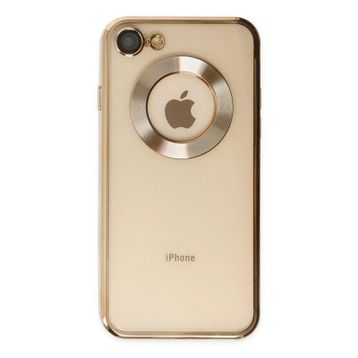 Teleplus iPhone 8 Kamera Korumalı Omega Slote Lazer Silikon Lacivert Kılıf
