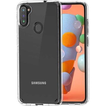 Teleplus Samsung Galaxy A11 Lüks Silikon Şeffaf Kılıf