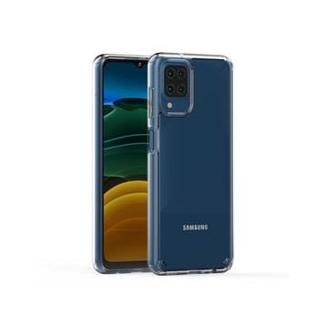 Teleplus Samsung Galaxy A12 Nano Ekran Koruyucu Ve Coss Hybrid Sert Silikon Şeffaf Cep Telefonu Kılıfı