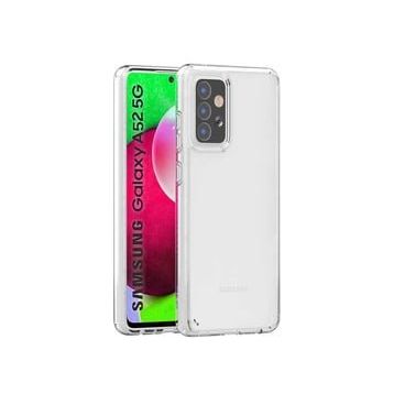 Teleplus Samsung Galaxy A52 Coss Sert Hibrit Şeffaf Silikon Cep Telefonu Kılıf