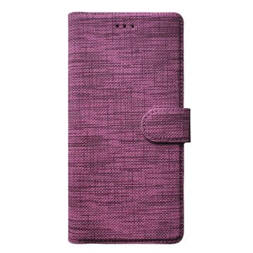 Teleplus Samsung Galaxy A53 Kılıf Kumaş Spor Standlı Cüzdan Lacivert Cep Telefonu Kılıfı
