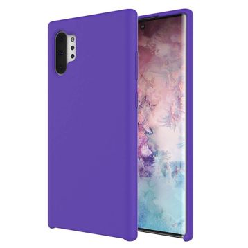 Teleplus Samsung Galaxy Note 10 Liquid Süet Kırmızı Silikon Kılıf