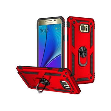 Teleplus Samsung Galaxy Note 5 Vega Yüzüklü Tank Kapak Lacivert Kılıf