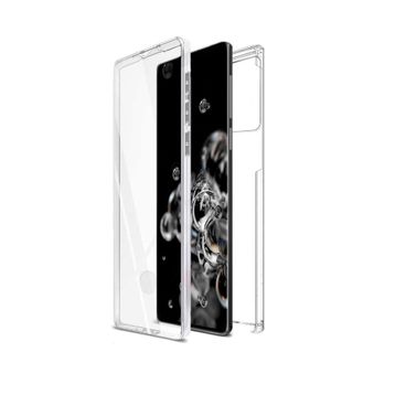 Teleplus Samsung Galaxy S20 Ultra 360 Ön Arka Silikon Şeffaf Kılıf