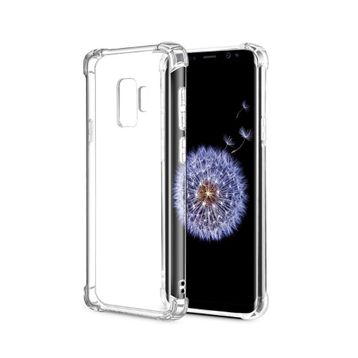 Teleplus Samsung Galaxy S9 Plus Darbe Korumalı Silikonlu Şeffaf Kılıf