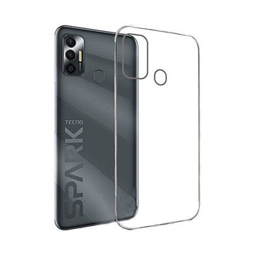 Teleplus Tecno Spark 7 Tpu Süper Silikon Şeffaf Kılıf