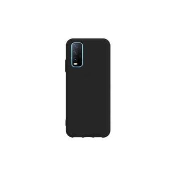 Teleplus Vivo Y11s Biye Mat Silikon Siyah + Nano Ekran Koruyucu Kılıf