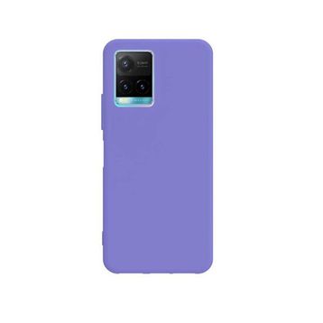Teleplus Vivo Y33S Kılıf Biye Mat Silikon Siyah Nano Ekran Koruyucu