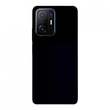 Teleplus Xiaomi 11T Pro Biye Mat Tpu Silikon Lacivert Nano Ekran Koruyucu Cep Telefonu Kılıfı