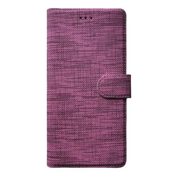 Teleplus Xiaomi Mi 10 Lite 5G Kumaş Spor Standlı Cüzdan Kahverengi Kılıf