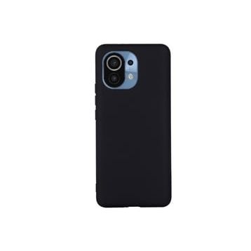 Teleplus Xiaomi Mi 11 Lite Lüks Mat Biye Tpu Silikon Mavi Nano Ekran Koruyucu Kamera Nano Koruyucu Cep Telefonu Kılıfı
