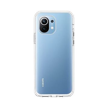 Teleplus Xiaomi Mi 11 Lüks Korumalı Tpu Silikon Şeffaf Kılıf Tam Kapatan Ekran Koruyucu