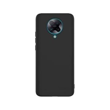 Teleplus Xiaomi Poco F2 Pro Lüks Mat Silikon ve Nano Ekran Koruyucu Altın Rengi Kılıf