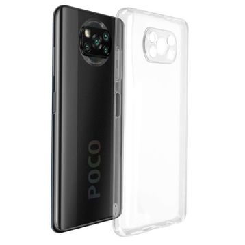 Teleplus Xiaomi Poco X3 Pro Şeffaf Kamera Korumalı ve Silikon Kılıf
