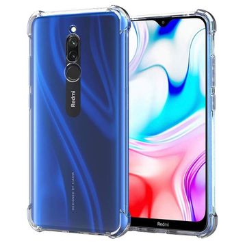 Teleplus Xiaomi Redmi 8 Darbe Korumalı Silikon Şeffaf Kılıf