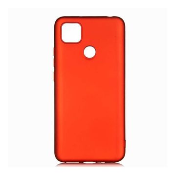 Teleplus Xiaomi Redmi 9C Lüks Mat Kırmızı Silikon Cep Telefonu Kılıf