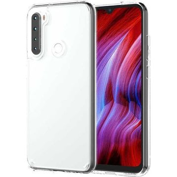 Teleplus Xiaomi Redmi Note 8 Coss Sert Hibrit Silikon Şeffaf Kılıf