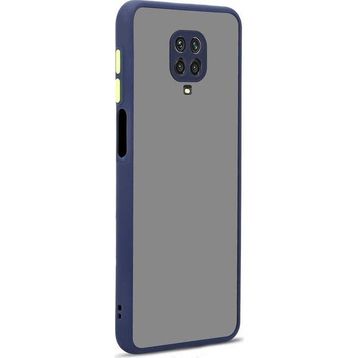 Teleplus Xiaomi Redmi Note 9s Hux Kamera Korumalı Lacivert Silikon Cep Telefonu Kılıf