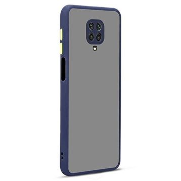 Teleplus Xiaomi Redmi Note 9s Hux Kamera Korumalı Lacivert Silikon Cep Telefonu Kılıf