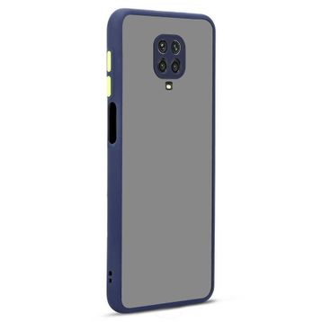 Teleplus Xiaomi Redmi Note 9s Hux Kamera Korumalı Lacivert Silikon Cep Telefonu Kılıf