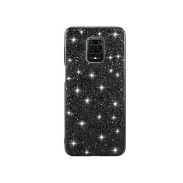 Teleplus Xiaomi Redmi Note 9S Lüks Korumalı Silikon Şeffaf Kılıf