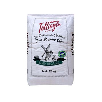 Tellioğlu 25 kg Organik Tam Buğday Unu