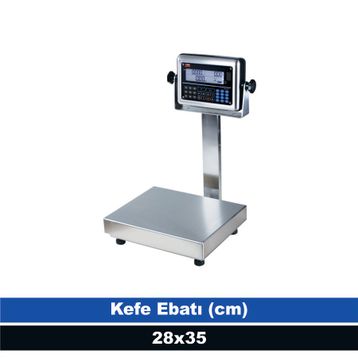 Tem 28x35 cm 120 kg 20 gr Fiyat Hesaplamalı Paslanmaz Onaylı Terazi