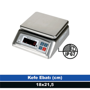 Tem Jzc 15 kg 0,5 gr Paslanmaz Terazi