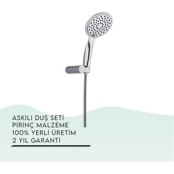 Tema 52020 Slim - Ultra İnce Askılı Duş Seti