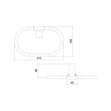 Tema 71008 Banyo Yuvarlak Havluluk