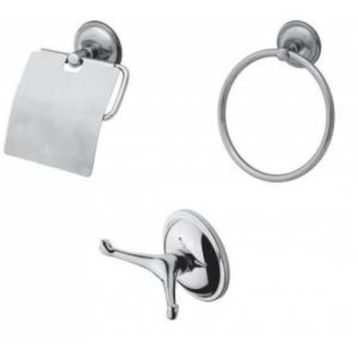 Tema 71853 Paslanmaz Banyo 3'lü Aksesuar Seti